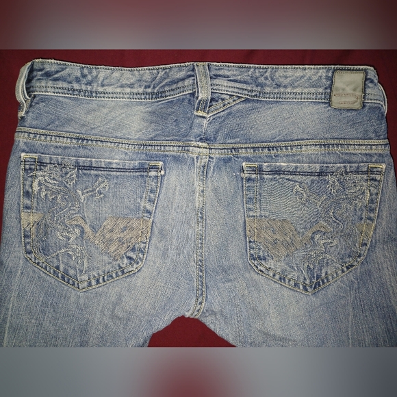 Diesel Light Blue Relaxed Men's Jeans 31 Waist - Picture 8 of 14